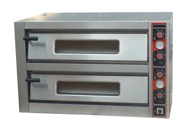 Печь для пиццы электрическая 2-камерная с подом 920х620 мм Kocateq F2/9262EAV T