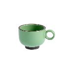 Чашка чайная Bliss 225мл D=85,H=65,L=115мм мятный фарфор KunstWerk CHE6941-1-J20