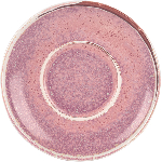 Блюдце «Пион»; фарфор; D=150, H=25мм; розов. KunstWerk ZA0054-6-p