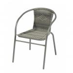 Стул плетеный из искусственного ротанга Асоль CDC01 Grey