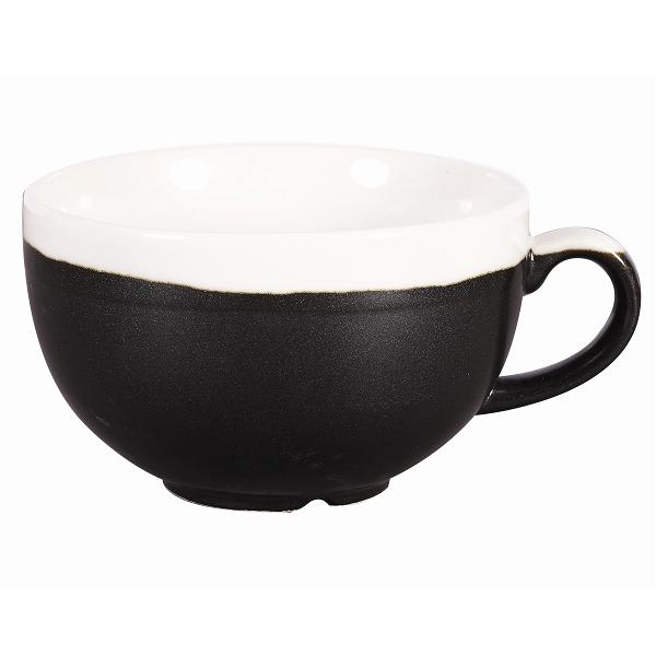 Чашка Cappuccino Monochrome 340мл Onyx Black CHURCHILL MOBKCB281