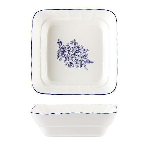 Салатник Sea Flowe 1800 мл 250х250 мм h60 мм квадратныйr P.L. Proff Cuisine NY-XJB4767B-25CMX3 [6]