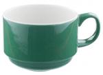 Чашка чайная «Карнавал» фарфор; 225мл; D=8,H=6,L=11см; зелен. Steelite 15 250 217