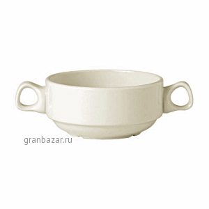 Бульонная чашка «Айвори»; фарфор; 280мл; D=10,H=4,L=14см; слон.кость Steelite 1500 A119