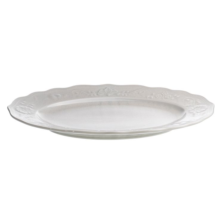 Блюдо овальное Ardena 320х242 мм. бело-голубая, волнистый край Bonna /1/6/ ARDBE32OV