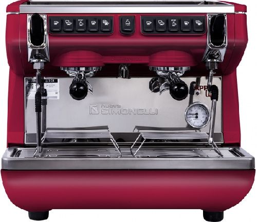 Кофемашина-автомат Nuova Simonelli Appia Life Compact 2Gr V 220V red+economizer+high groups