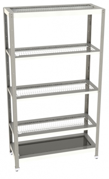 Стеллаж для сушки тарелок Restoinox СТПТ-8/4-ЭН