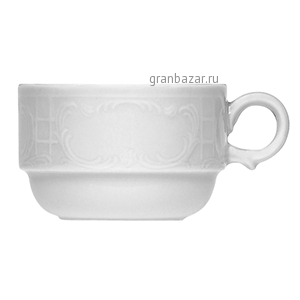 Чашка чайная Mozart; фарфор; 180мл; белый Bauscher 57 5118