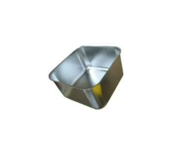 Цельнотянутая ванна-вкладыш матовая BILGE INOKS 400х400х250мм