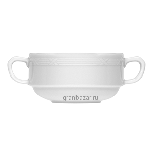 Бульон.чашка «Штутгарт»; фарфор; 270мл; H=0.9см; белый Bauscher 55 2727