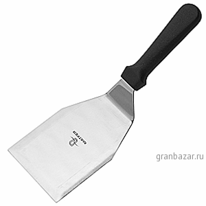 Лопатка д/гамбургеров; сталь,пластик; L=30/15,B=11см; металлич.,черный MATFER 112662