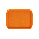 Поднос столовый 330х260 мм светло-оранжевый Luxstahl