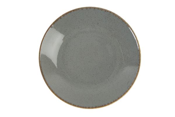 Тарелка глубокая DARK GREY фарфор, 1 л, d 260 мм, серый Seasons Porland 197626 темно-серый