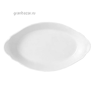 Блюдо д/запек.овал. «Симплисити вайт»; фарфор; H=4,L=19.5,B=11см; белый Steelite 1101 0318