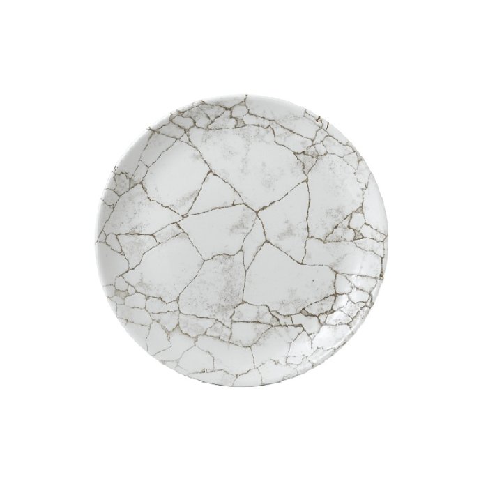 Тарелка мелкая без борта Studio Prints Kintsugi 260мм Agate Grey Churchill KTAGEV101