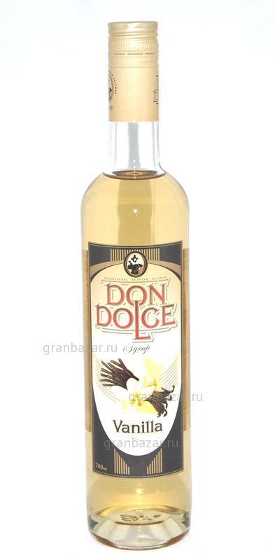 Ваниль 0,7л сироп Дон Дольче /6/ Don Dolce 006