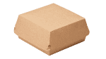 Коробка для гамбургера 120x120x70мм Крафт (118953) 300шт.