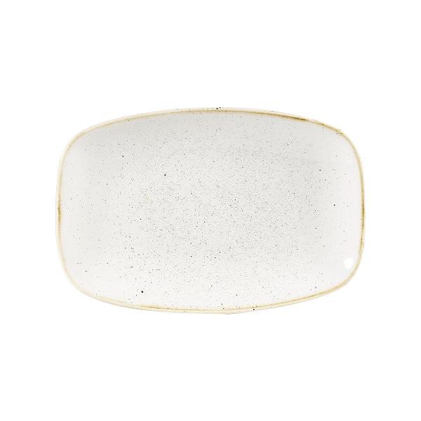 Блюдо прямоугольное CHEFS без борта Stonecast 237х157мм Barley White Churchill SWHSOBL21