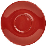 Блюдце «Роял»; фарфор; D=120мм; красный Genware 182112R
