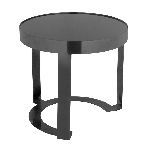Подставка Hotelware фуршетная стойка d 350 мм h280 мм круглая Black металл + блюдо черное акрил P.L. Proff Cuisine ABS 9553 B