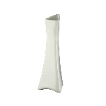 Ваза для цветов треугольная «Chan Wave» 180 мм "Quadro"