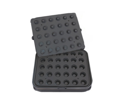 Форма для 30 круглых тарталеток для тарталетницы DHTartmatic Kocateq DH Tartmatic Plate 50