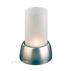 Подсвечник (2шт); сталь нерж.,стекло; D=7.5,H=12.5см; матовый Paderno 42441-02