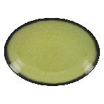 Тарелка Lea овальная 360x270 мм., плоская, фарфор, светло-зеленый RAK LENNOP36LG