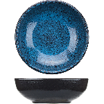 Тарелка глубокая «Млечный путь голубой»; фарфор; 1л; D=200мм, H=65мм; голуб., черный Борисовская Керамика ФРФ88804964