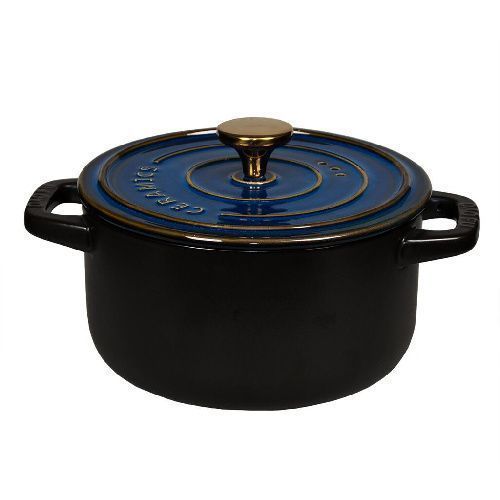Кастрюля керамическая с крышкой Style Buffet New Kitchen 5 л, 226х165 мм P.L. Proff Cuisine ZA0605-6L