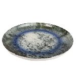 Тарелка круглая борт вертикальный d=270 мм., плоская, фарфор цвет синий комб., Storm Gural Porcelain GBSBLB27DUR1476