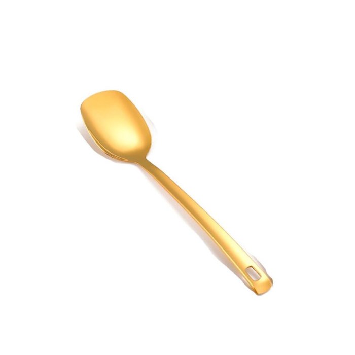 Ложка гарнирная для раздачи Square Tip 260 мм нерж. цвет золото PVD P.L. Proff Cuisine
