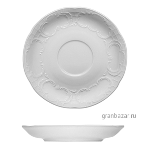 Блюдце Mozart; фарфор; D=145 мм; белый Bauscher 57 6920