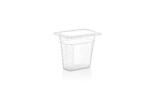 Гастроемкость 1/9 h=150 мм. 1 л. п/п прозрачная /1/54/ Gastroplast GNPP-19150