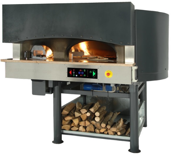 Печь для пиццы ротационная на дровах/электрика MORELLO FORNI MRE110 BBQ