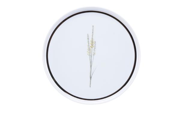Тарелка десертная Цветок №2 BOTANICAL фарфор, d 210 мм, белый Porland 18CP21 BOTANICAL 2