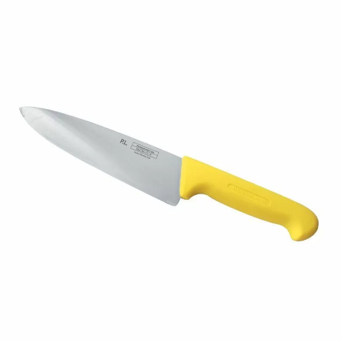 Шеф-нож PRO-Line 200 мм, желтая пластиковая ручка, P.L. Proff Cuisine KB-3801-200-YL201-RE-PL