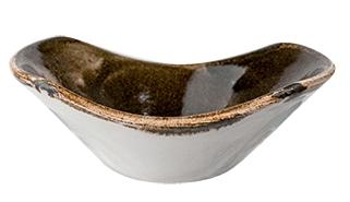 Салатник «Крафт» фарфор; 240мл; H=6,L=16.5,B=13см; коричнев. Steelite 11 320 574