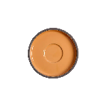 Блюдце Bliss D=138,H=19мм оранжев. фарфор KunstWerk CHE6941-2-J18