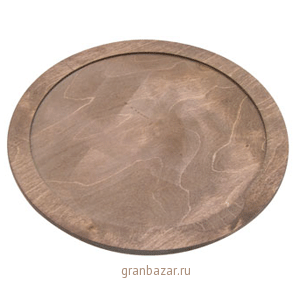 Подставка д/сковор.4020308; дерево; D=25.5,H=2см; коричнев. Lodge (изделия из дерева) U6RP