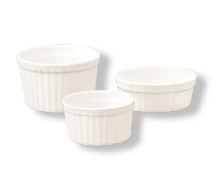 Соусник 60 мм Рамекин, 30 мл рельефный, фарфор P.L. Proff Cuisine