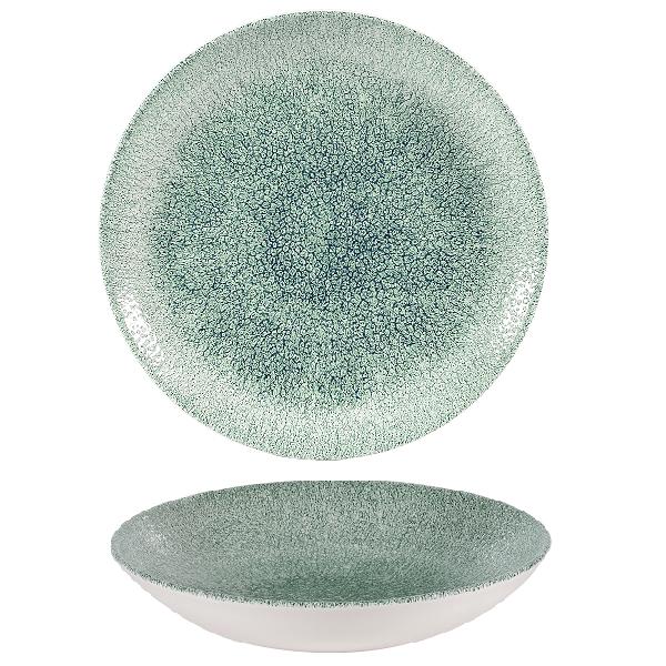 Салатник без борта Studio Prints Raku 1,14л d248мм Jade Green Churchill RKJGEVB91