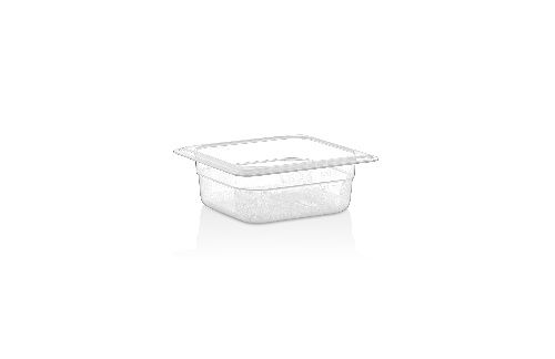 Гастроемкость 1/6 h=65 мм. 0,75 л. п/п прозрачная /1/48/ Gastroplast GNPP-1665