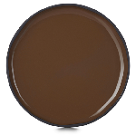 Тарелка с высоким бортом "Карактэр"; керамика; D=150, H=15мм; коричнев. REVOL 652849