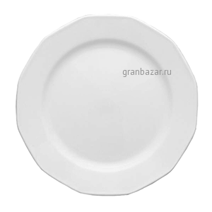 Тарелка мелкая «Меркури»; фарфор; D=25см Lubiana 7360
