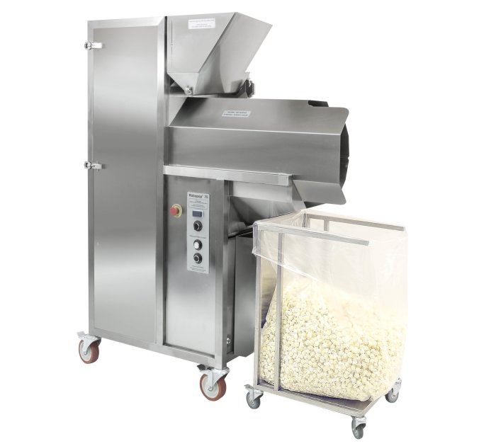 Попкорн-аппарат VORTEX POPCORN с сифтером и дозатором RoboLabs Robopop 75