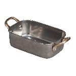 Сковорода для подачи Vintage 143х94 мм h47 мм 500 мл прямоуг. нерж. 2 ручки P.L. Proff Cuisine MRPS38HVT