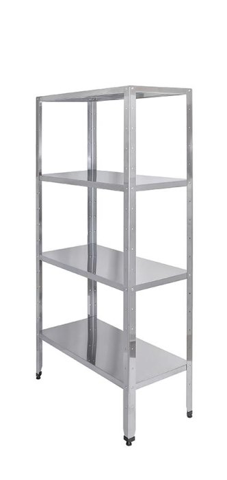 Стеллаж кухонный Luxstahl СР-1800х900х400/4 нерж