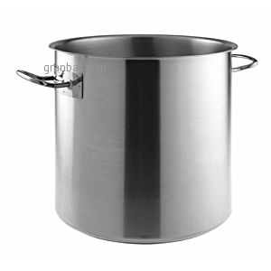 Кастрюля б/крыш.; сталь; 36.5л; D=36,H=36.5,L=51,B=38см; металлич. Pintinox 306003-36