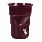 Чашка для латте Barista "мятая" 290 мл фиолетовая, h 115 мм, P.L. Proff Cuisi